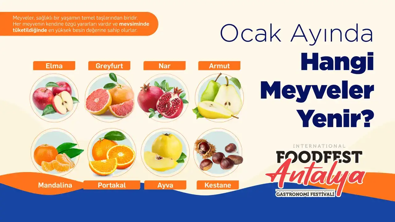 Ocak Ayında Hangi Meyveler Yenir? 2